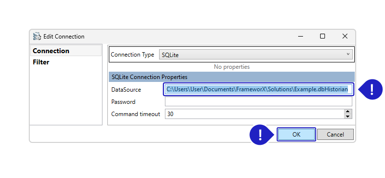 DataSource path